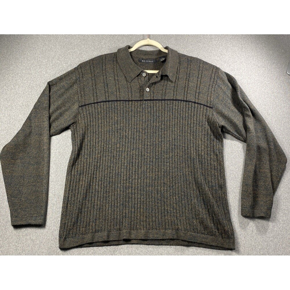 Vintage M.E. Sport Mens Sweater Size L 100% Acrylic